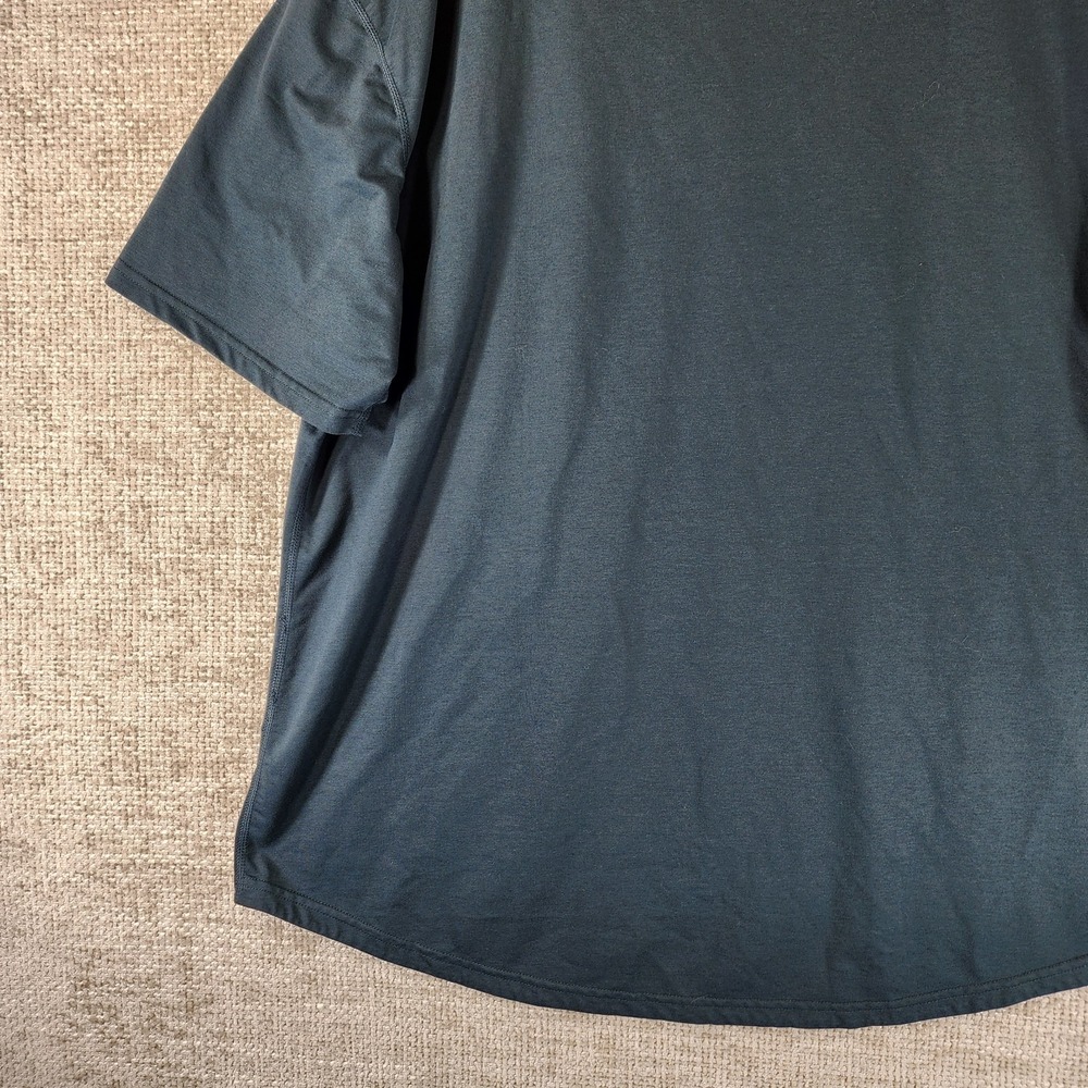 BYLT Premium Basics Signature Tee Shirt Mens 3XL Teal Green Performance EUC - Picture 8 of 10